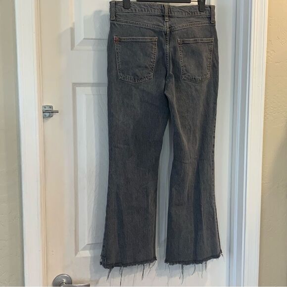 BDG Wide Leg Raw Hem Jeans Charcoal Color Size 29 - Picture 4 of 10